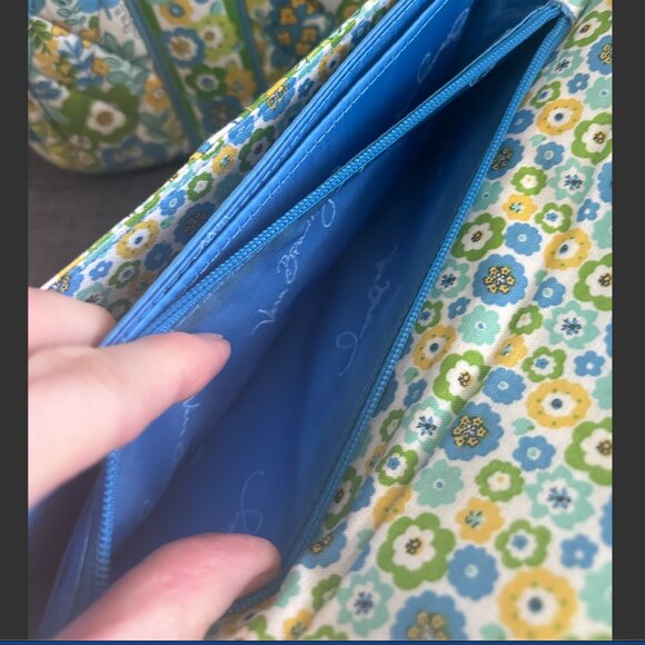 VERA BRADLEY BRIEFCASE TOTE WALLET COMBO - Picture 15 of 16